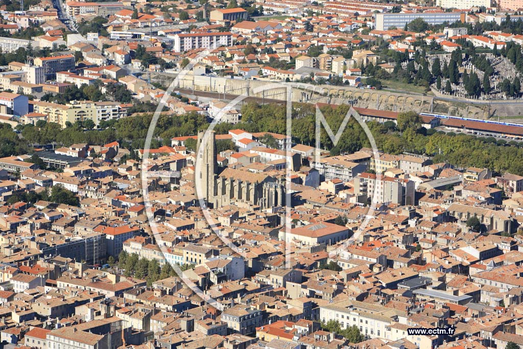 Photo arienne de Carcassonne