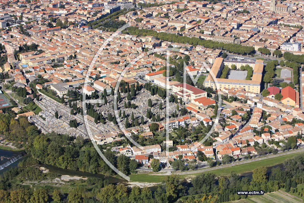 Photo arienne de Carcassonne