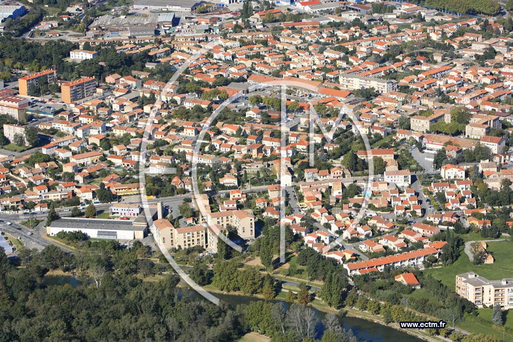 Photo arienne de Carcassonne
