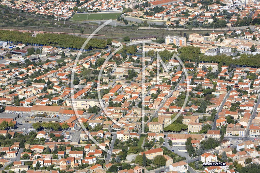 Photo arienne de Carcassonne