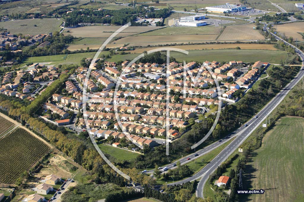 Photo arienne de Carcassonne