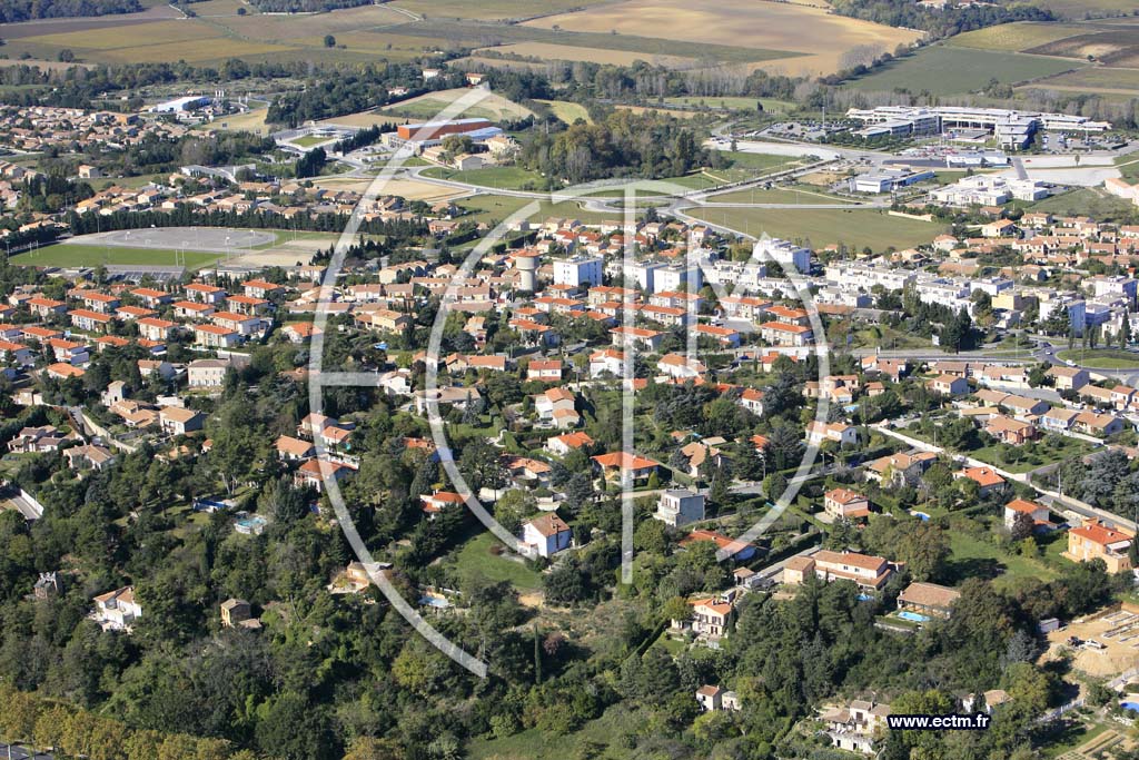 Photo arienne de Carcassonne