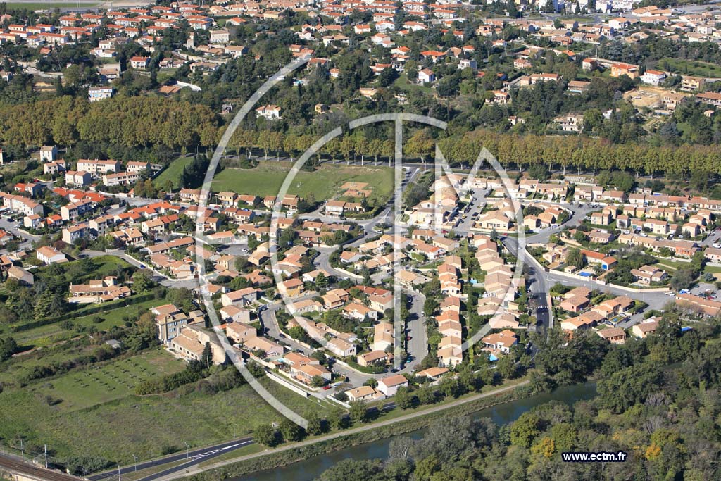 Photo arienne de Carcassonne