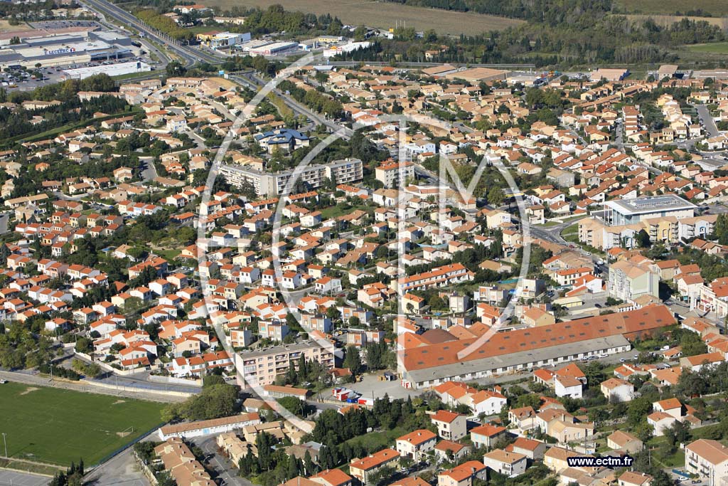 Photo arienne de Carcassonne
