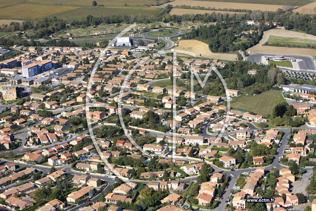 Photo arienne de Carcassonne