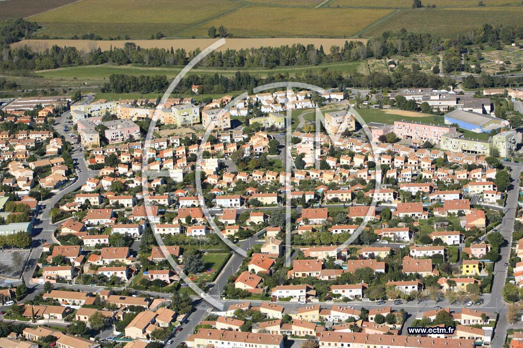 Photo arienne de Carcassonne