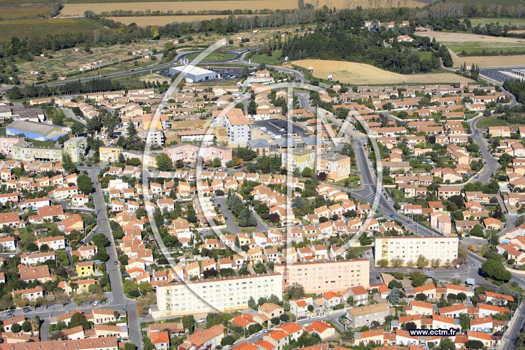 Photo arienne de Carcassonne