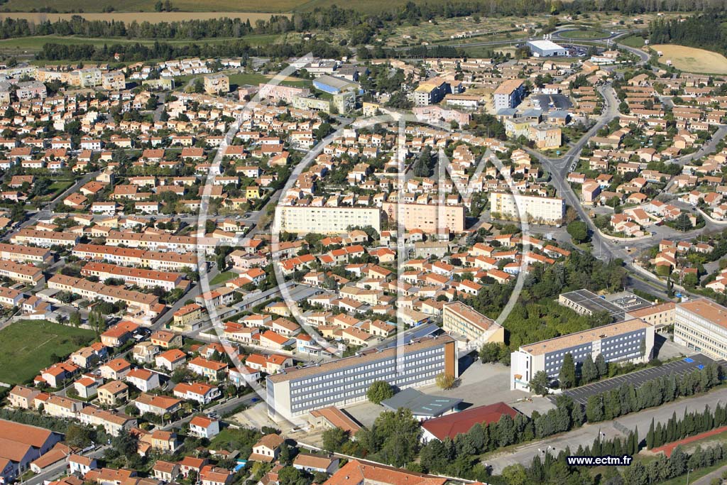 Photo arienne de Carcassonne