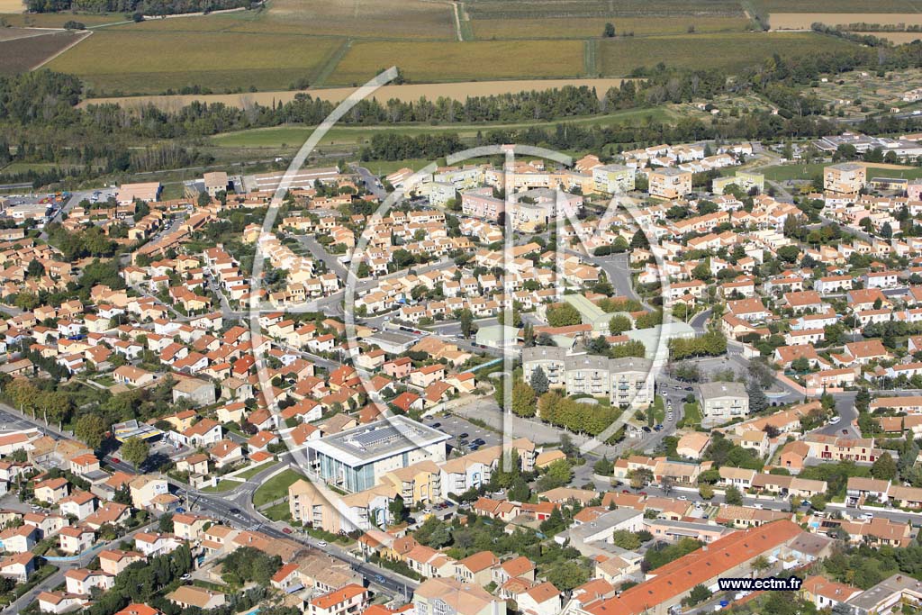 Photo arienne de Carcassonne