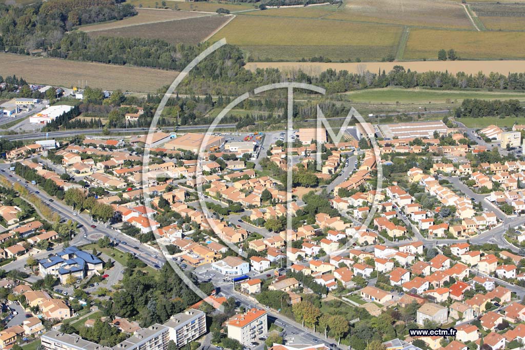 Photo arienne de Carcassonne