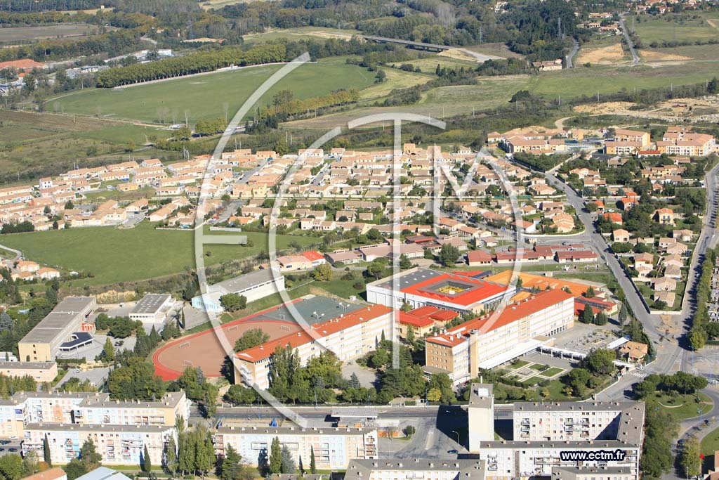 Photo arienne de Carcassonne