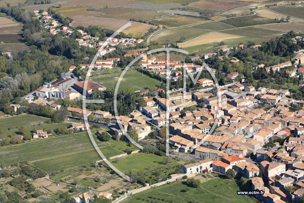 Photo arienne de Conques Sur Orbiel