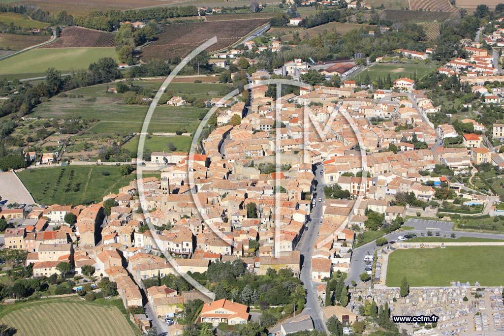 Photo arienne de Conques Sur Orbiel