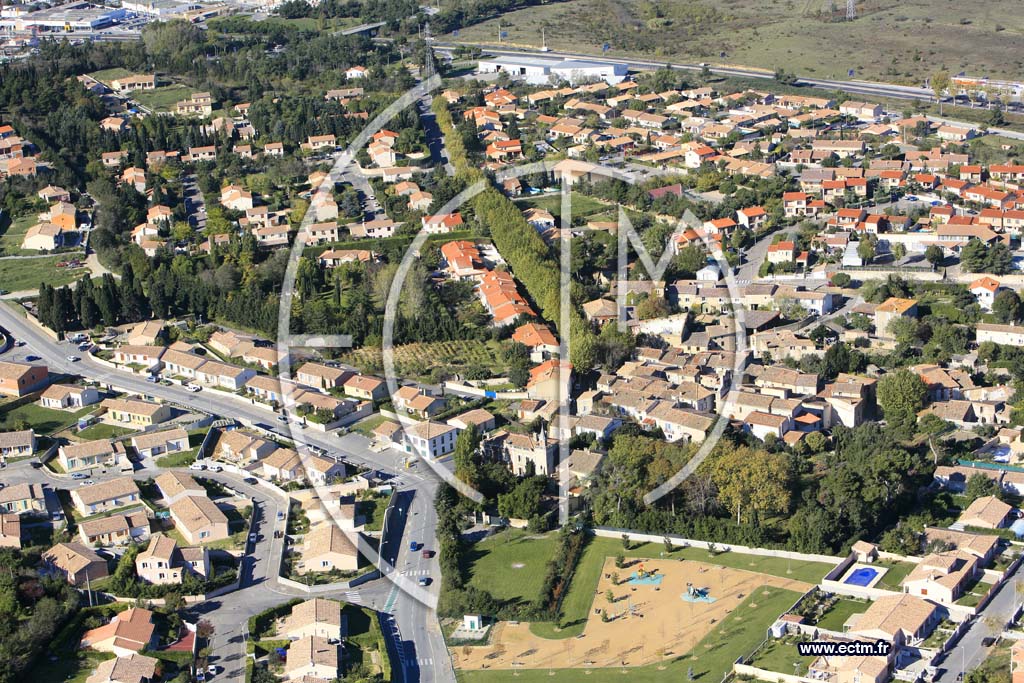 Photo arienne de Montlegun