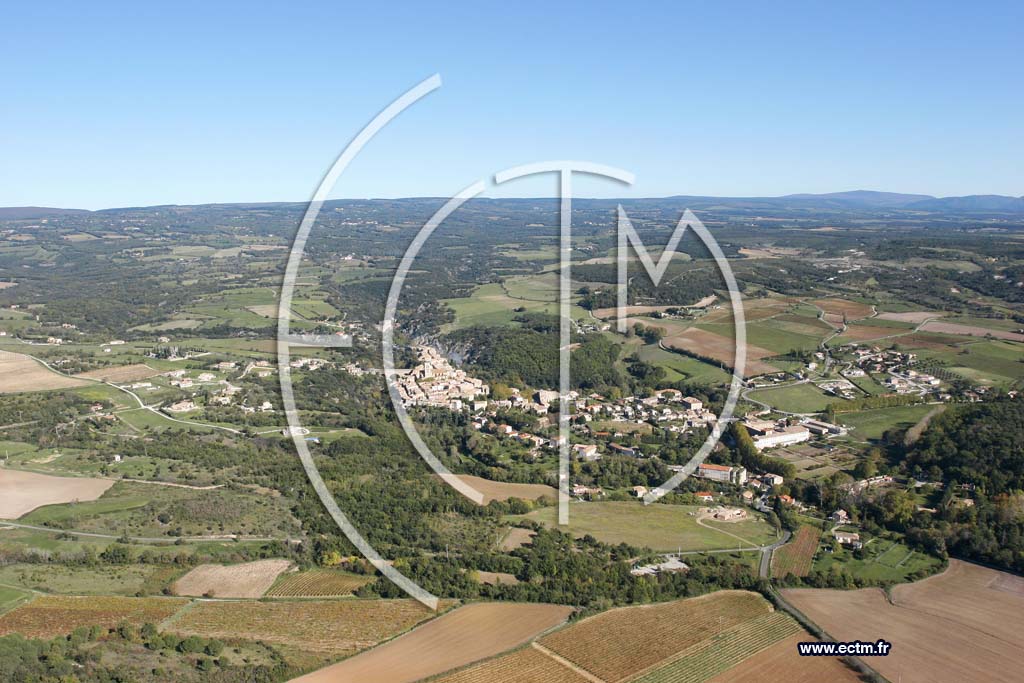 Photo arienne de Montolieu