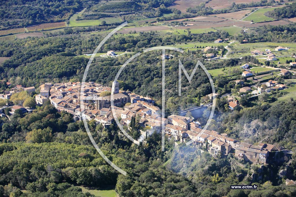 Photo arienne de Montolieu