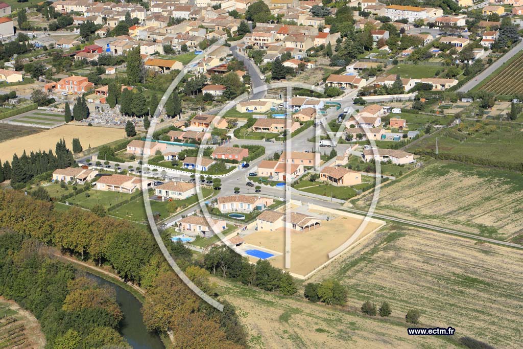 Photo arienne de Villesequelande
