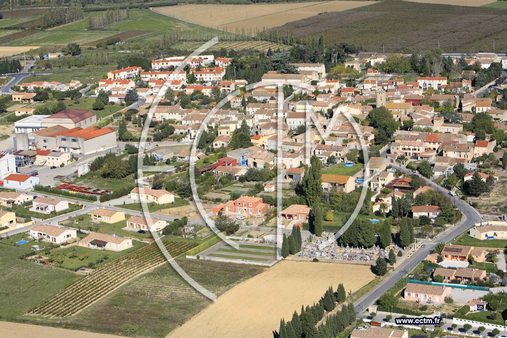 Photo arienne de Villesequelande