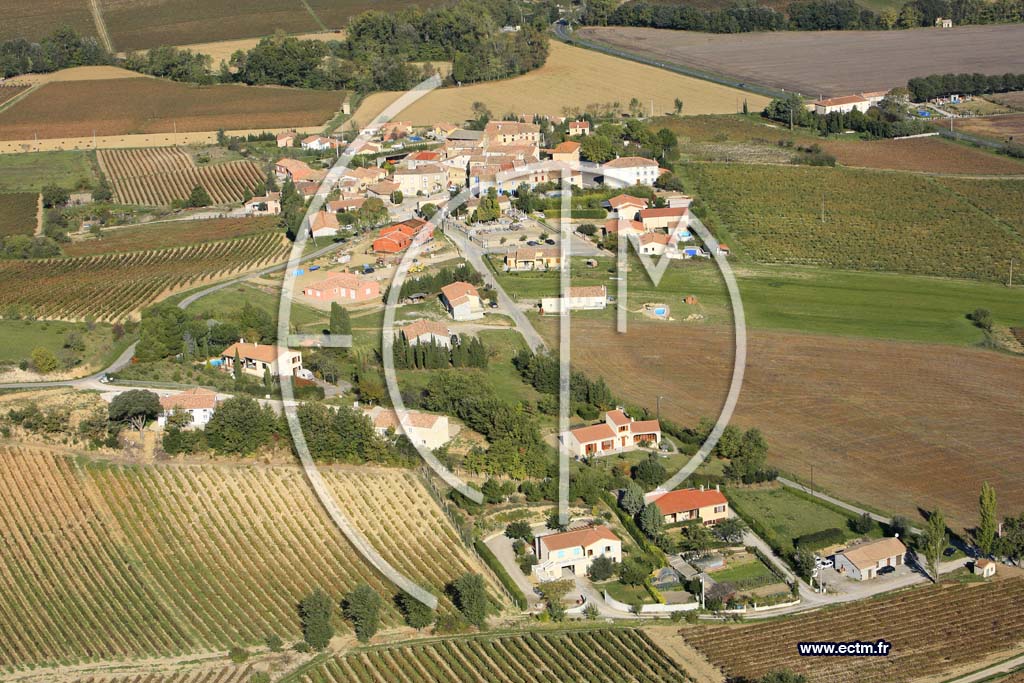 Photo arienne de Gaja et Villedieu