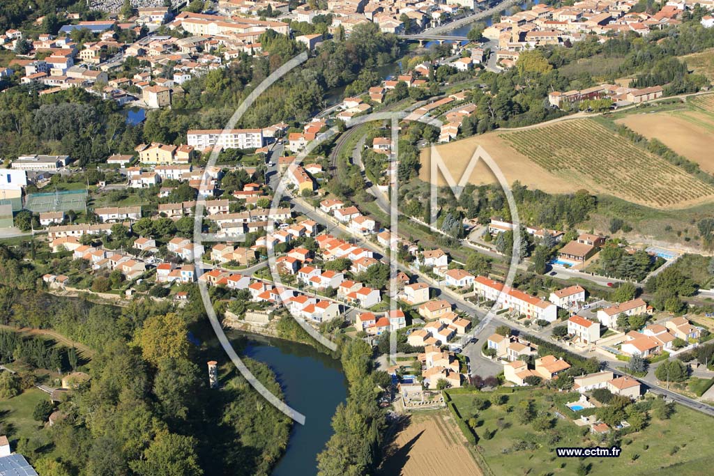 Photo arienne de Limoux