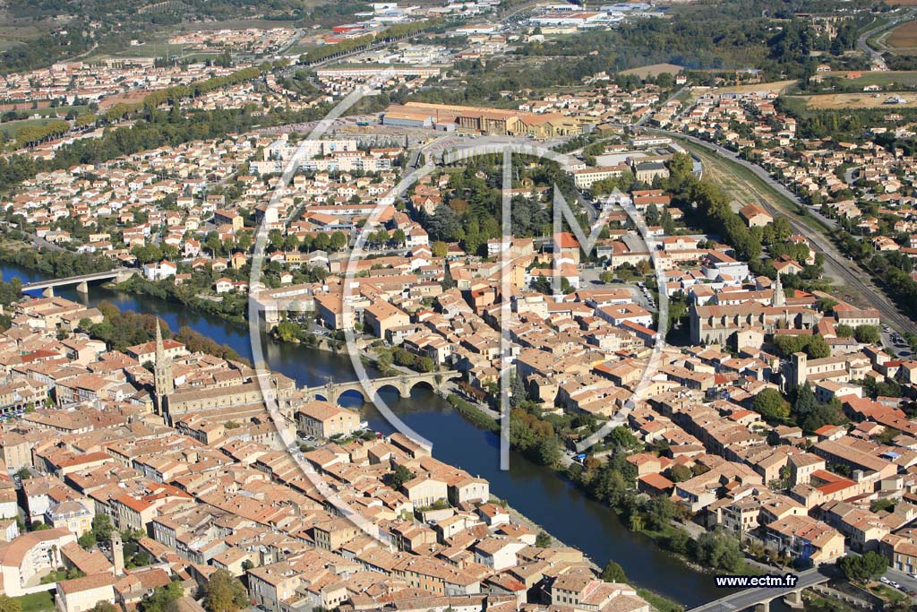 Photo arienne de Limoux