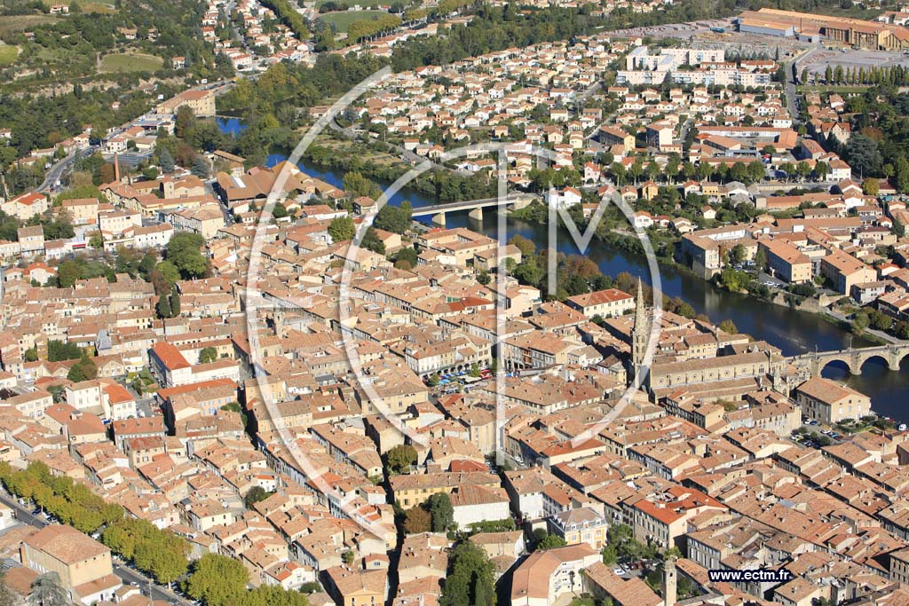 Photo arienne de Limoux