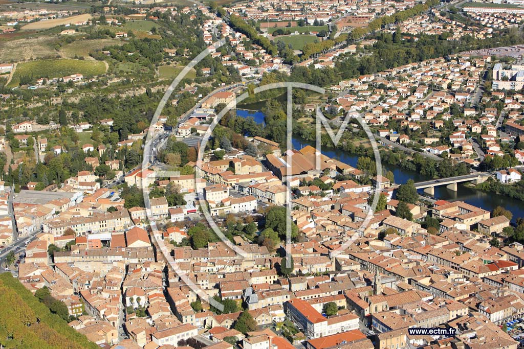 Photo arienne de Limoux