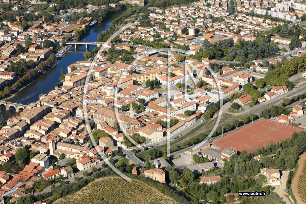 Photo arienne de Limoux