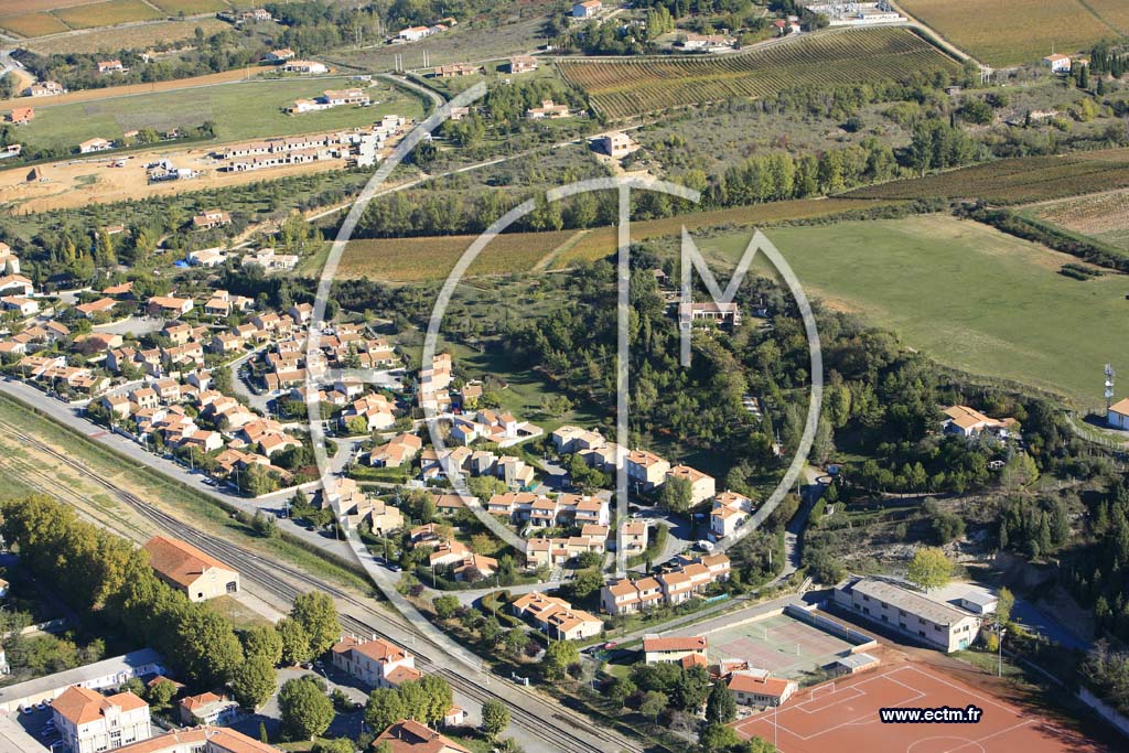 Photo arienne de Limoux