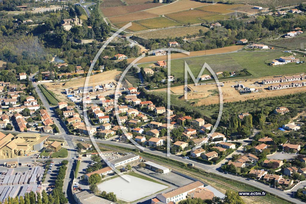 Photo arienne de Limoux