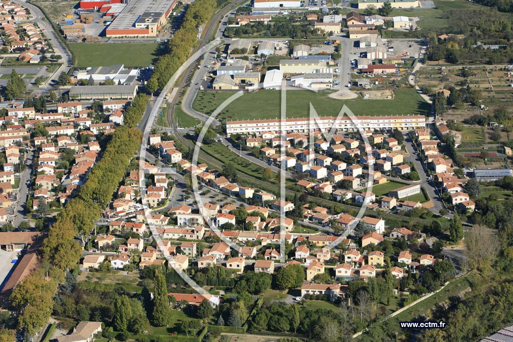 Photo arienne de Limoux