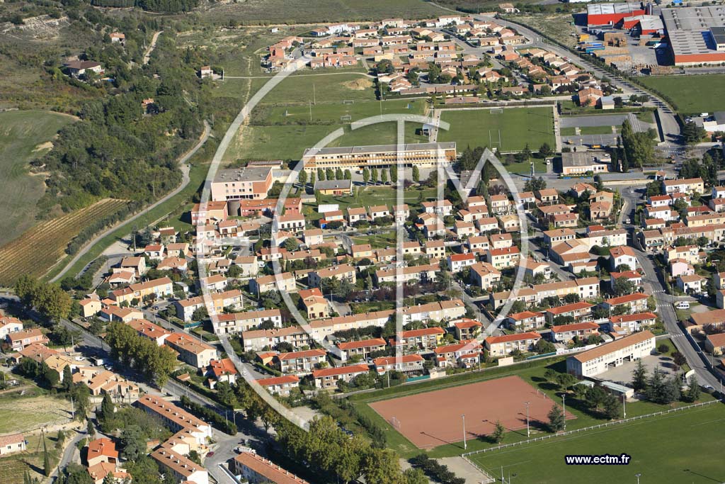 Photo arienne de Limoux
