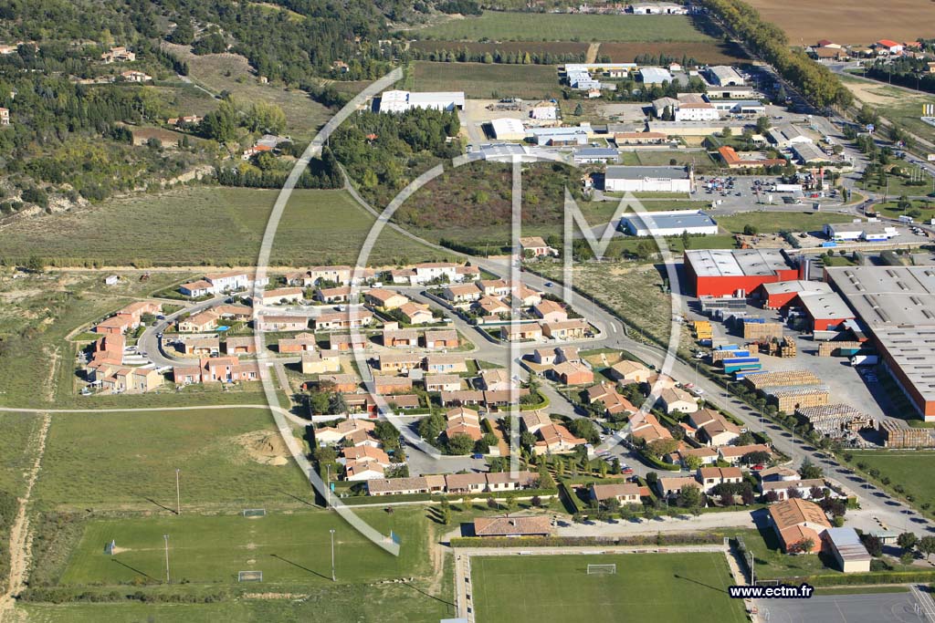 Photo arienne de Limoux