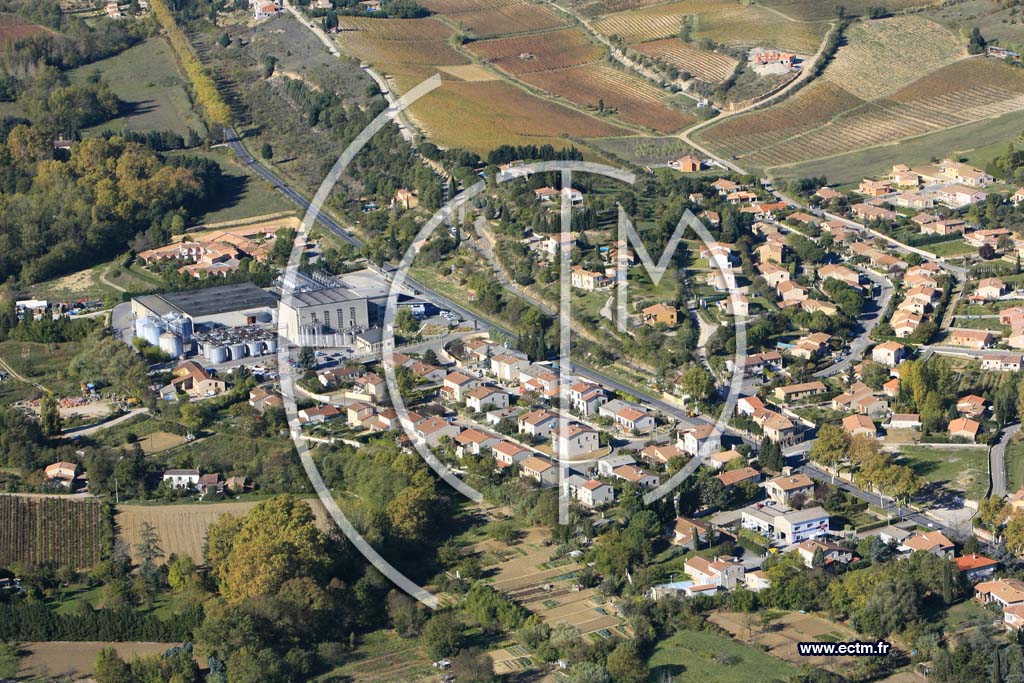 Photo arienne de Limoux
