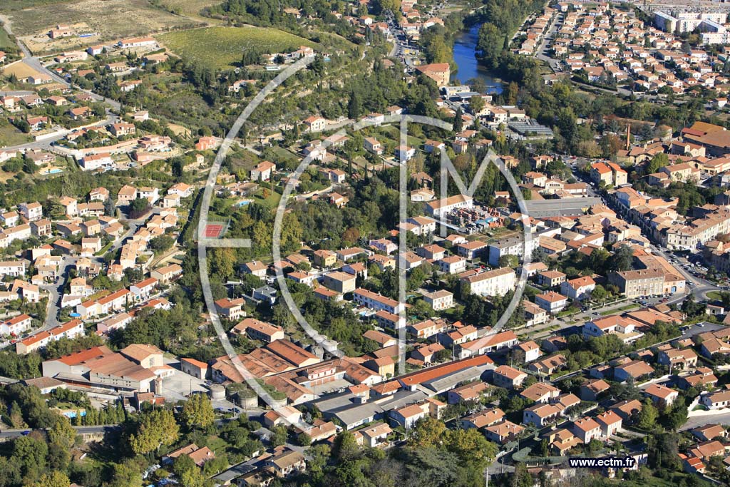 Photo arienne de Limoux