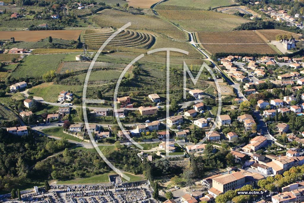 Photo arienne de Limoux