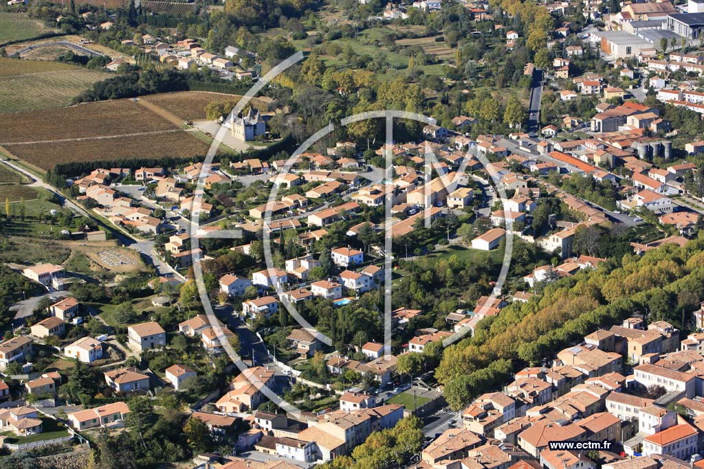 Photo arienne de Limoux
