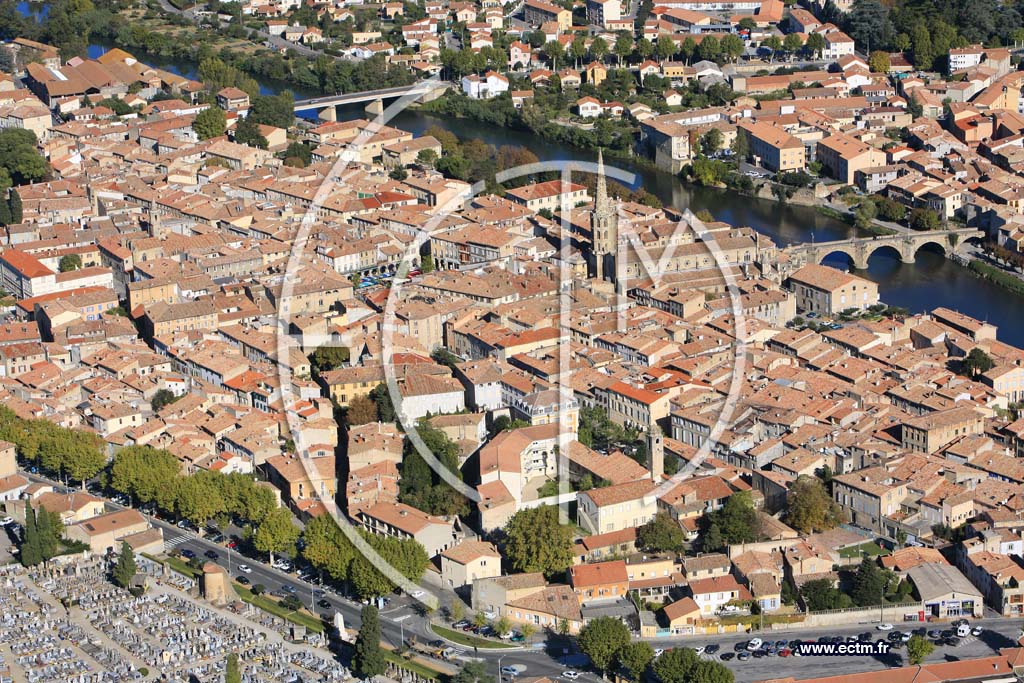 Photo arienne de Limoux