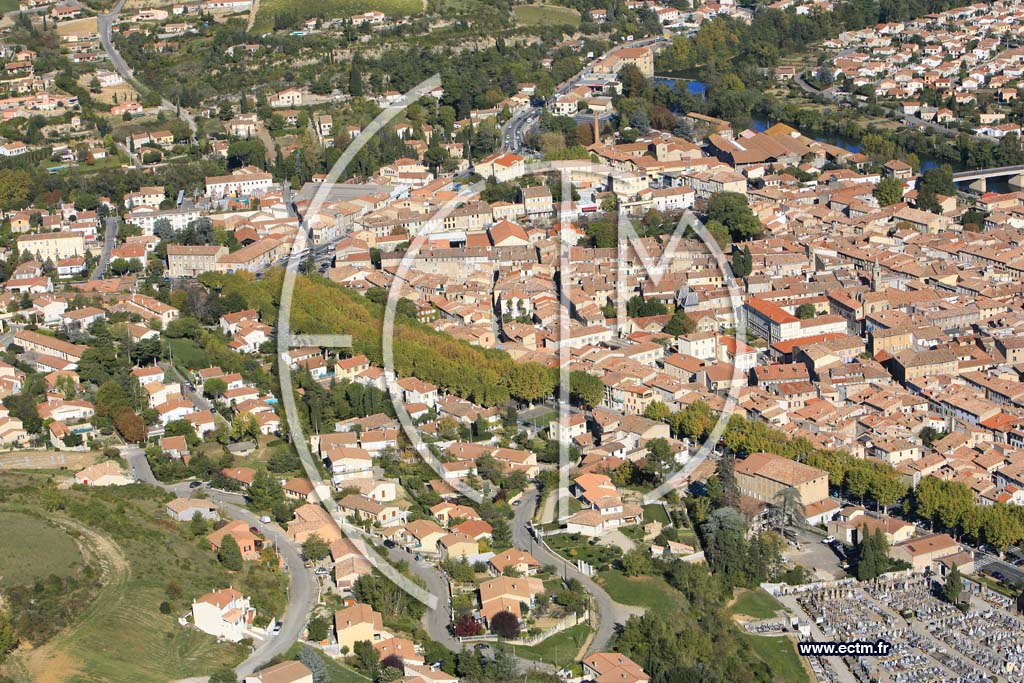 Photo arienne de Limoux