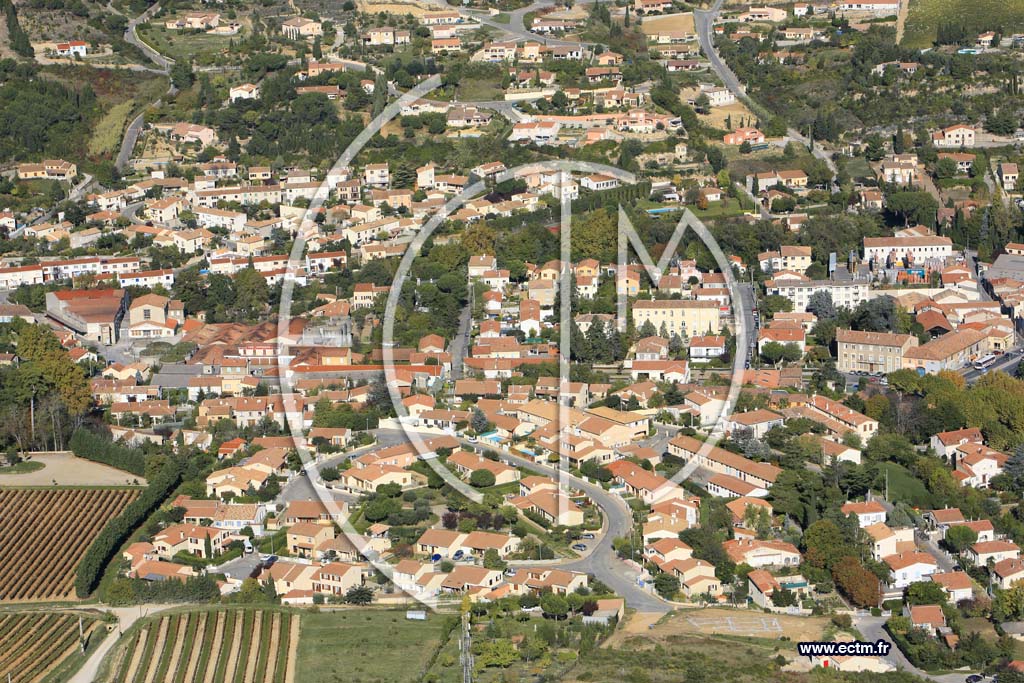 Photo arienne de Limoux
