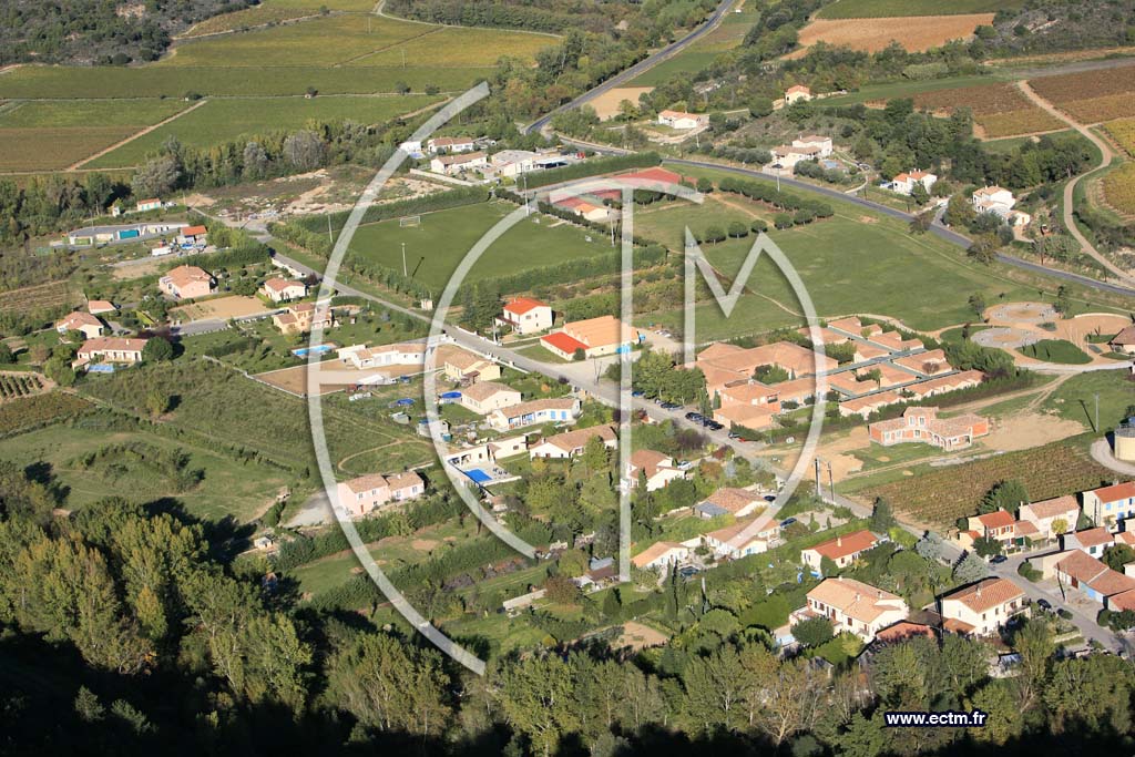 Photo arienne de Saint Hilaire