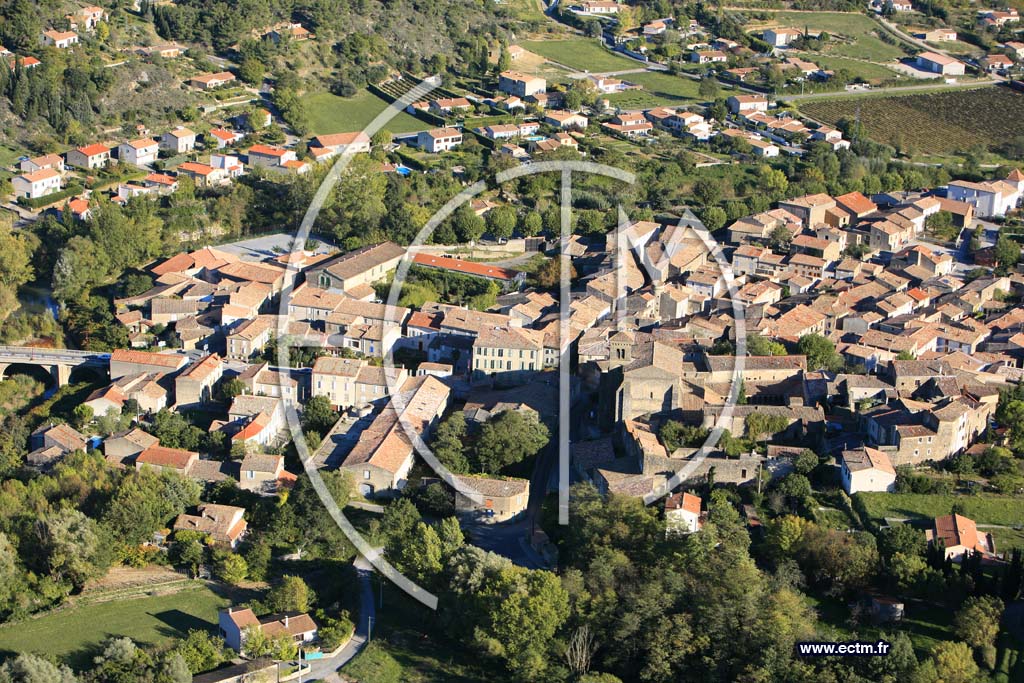 Photo arienne de Saint Hilaire