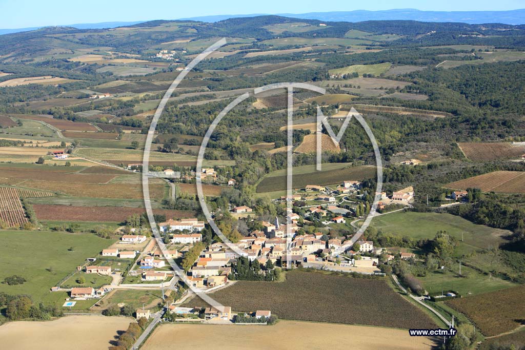 Photo arienne de Saint Martin de Villereglan