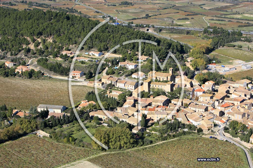 Photo arienne de Fontcouverte