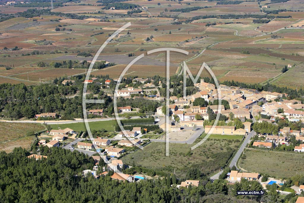 Photo arienne de Montbrun des Corbieres