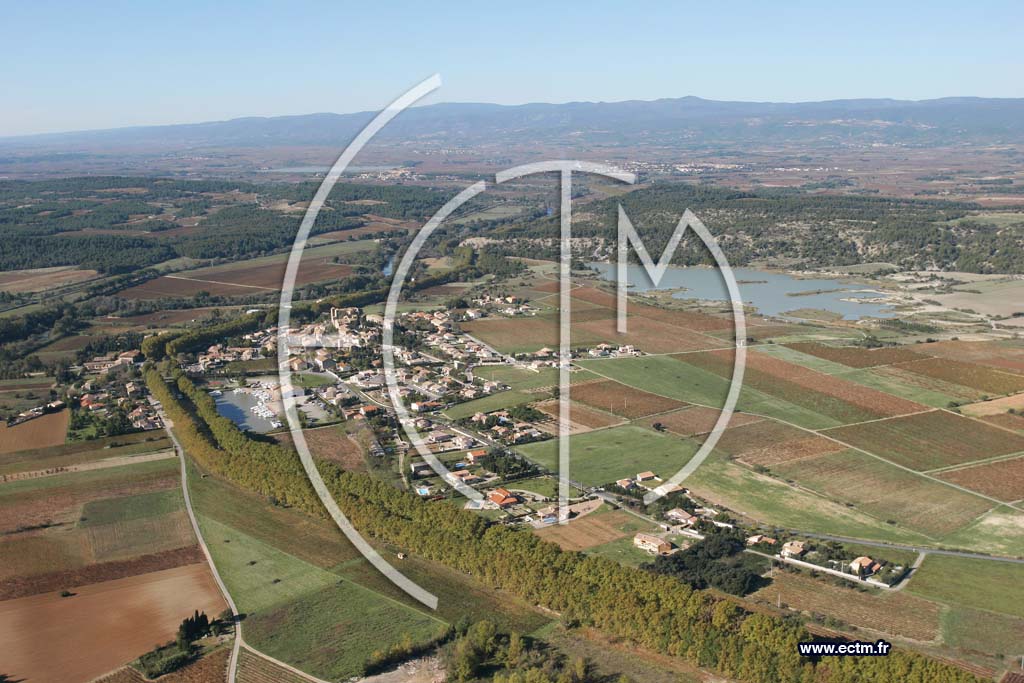 Photo arienne de Argens Minervois
