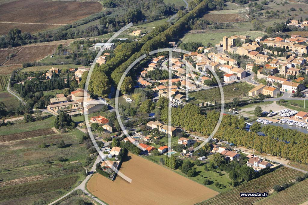 Photo arienne de Argens Minervois