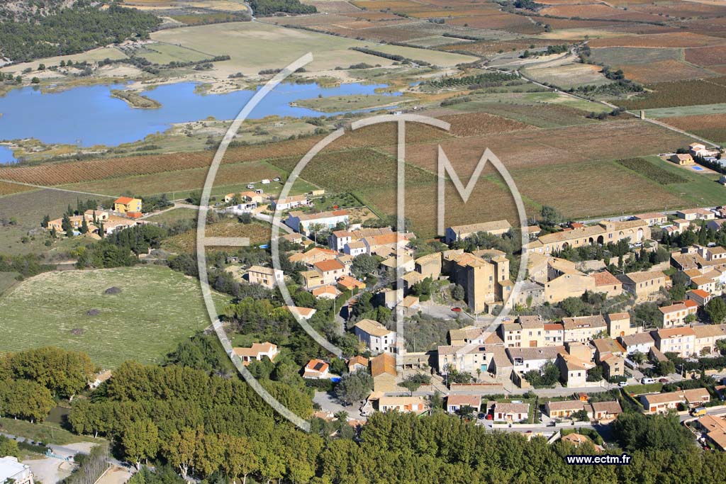 Photo arienne de Argens Minervois