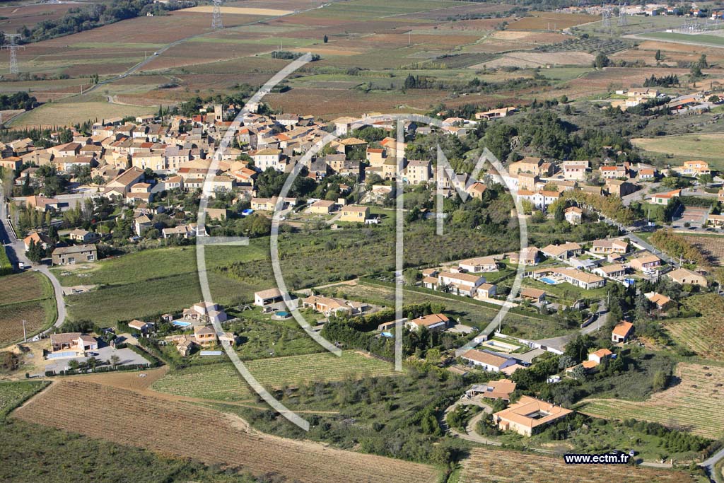Photo arienne de Castelnau dAude