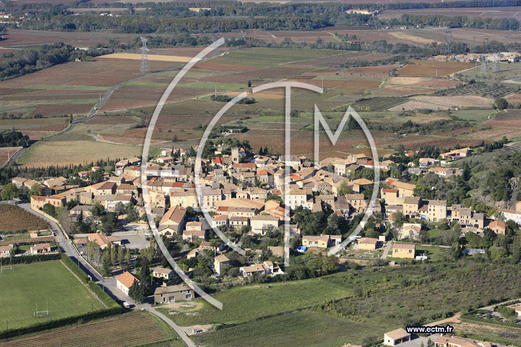 Photo arienne de Castelnau dAude